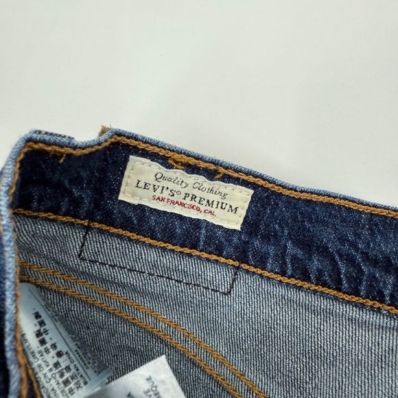 Levis 501 Jeans Women 25x30 Premium Stretch Skinny Button Fly Mid Rise Denim - Picture 6 of 15